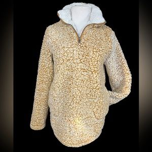 Love tree Sherpa pullover